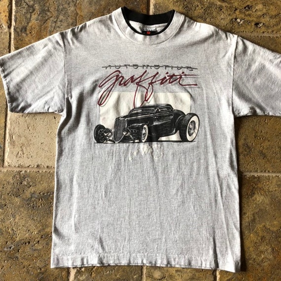 1991 Automotive Graffiti Classic Hot Rod T-Shirt