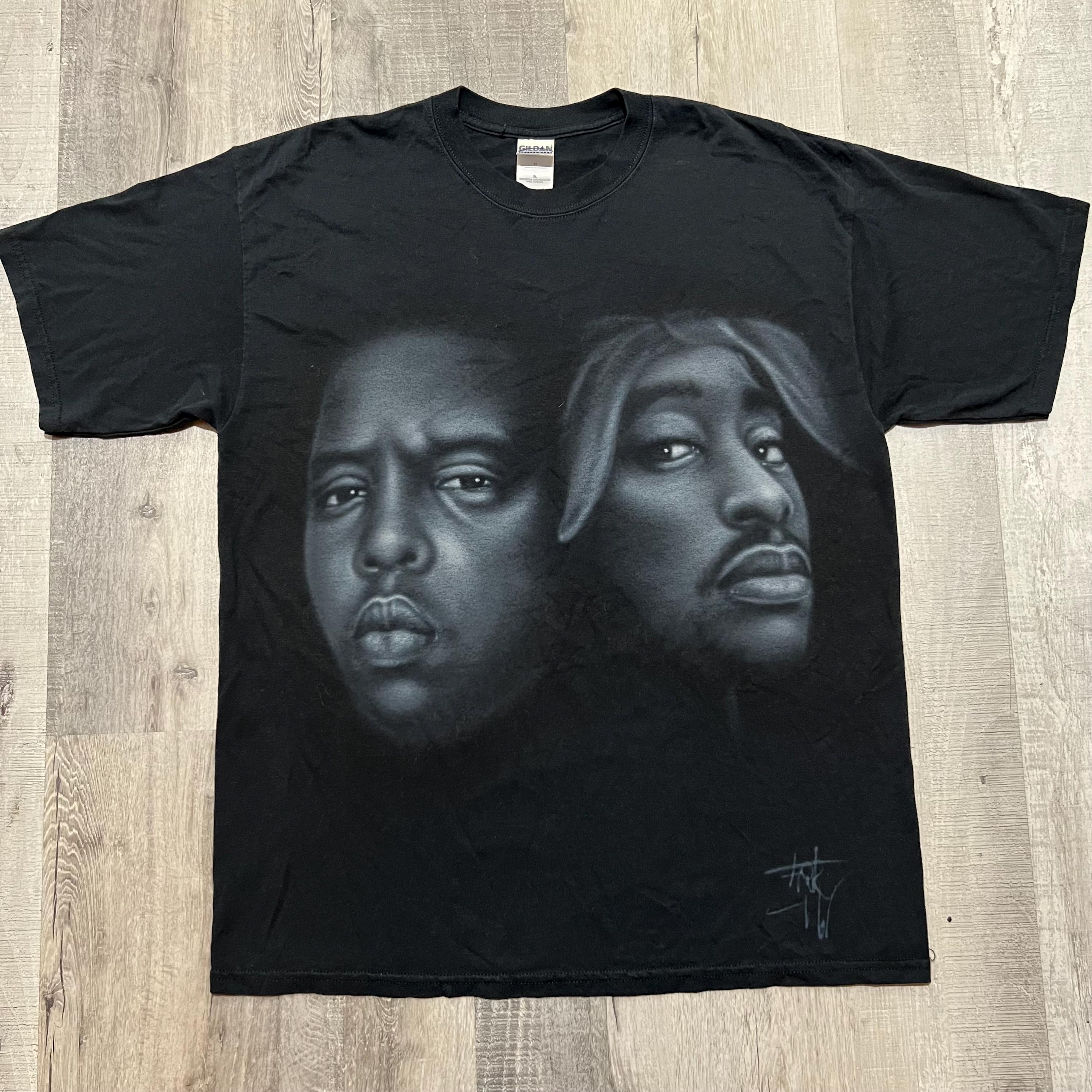 Biggie Tupac Tee - Etsy