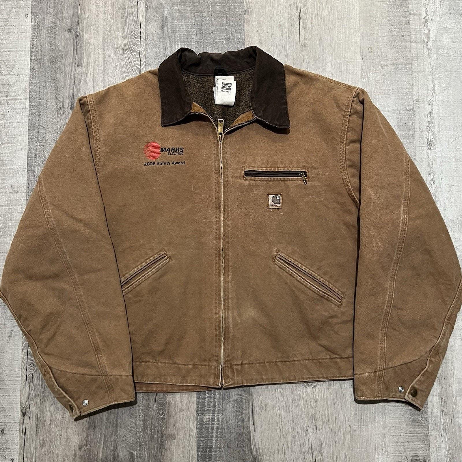 ジャケット・アウター Carhartt 2000's Detroit Jacket J97DES XL A set of tan collar series j97 early 2000's carhartt detroit