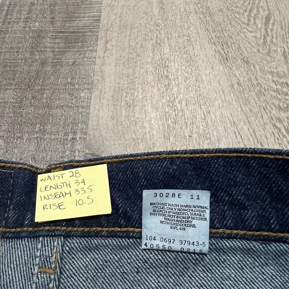 Vintage Levis Deadstock 550 Relaxed Indigo Denim … - image 7