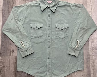 Vintage 80s Banana Republic BOMBAY Style All Cotton Button