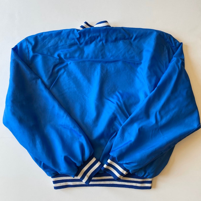 Vintage Holloway Chalk line Style College FraternitySorority 80s Pull Over Jacket