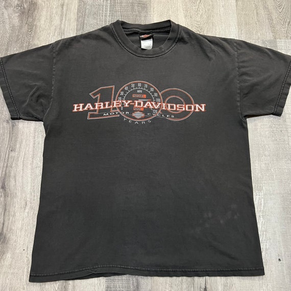 Vintage Harley Davidson Bedford Texas 2002 Faded … - image 1