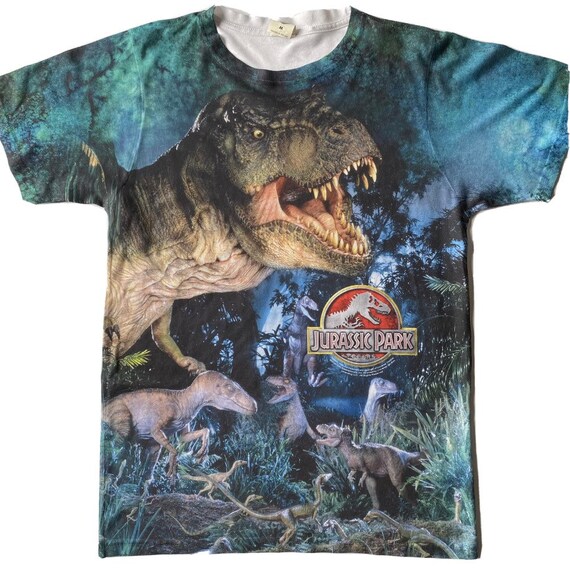 Logo Vision Universal Jurassic Park T-REX Dinosaur
