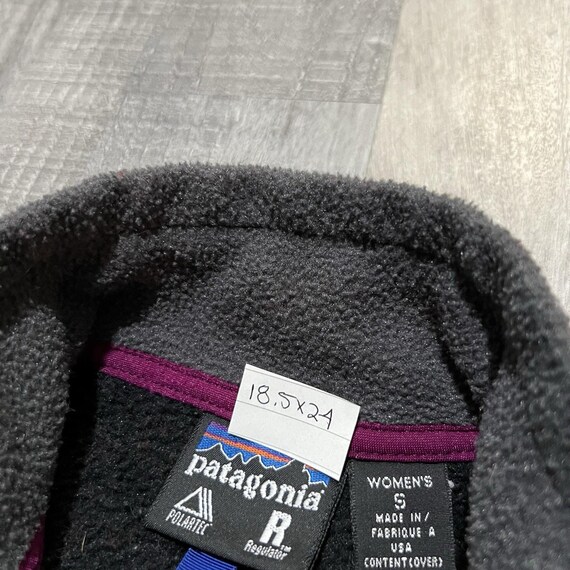 Vintage Patagonia Women's Size Small Black Regulator R2 Fleece