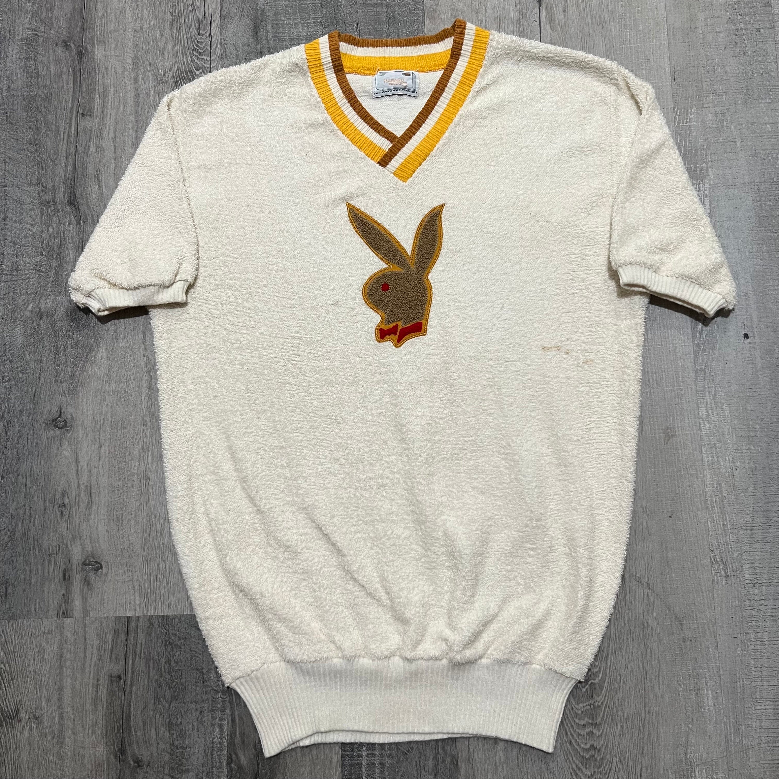 極美品　70s playboy S/S sweat 極美品 70s playboy S/S sweat - メルカリ