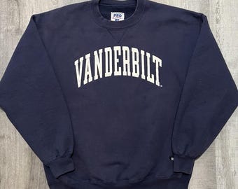 VTG Vanderbilt University Russell Athletic Pro Cotton Heavy College Sweatshirt