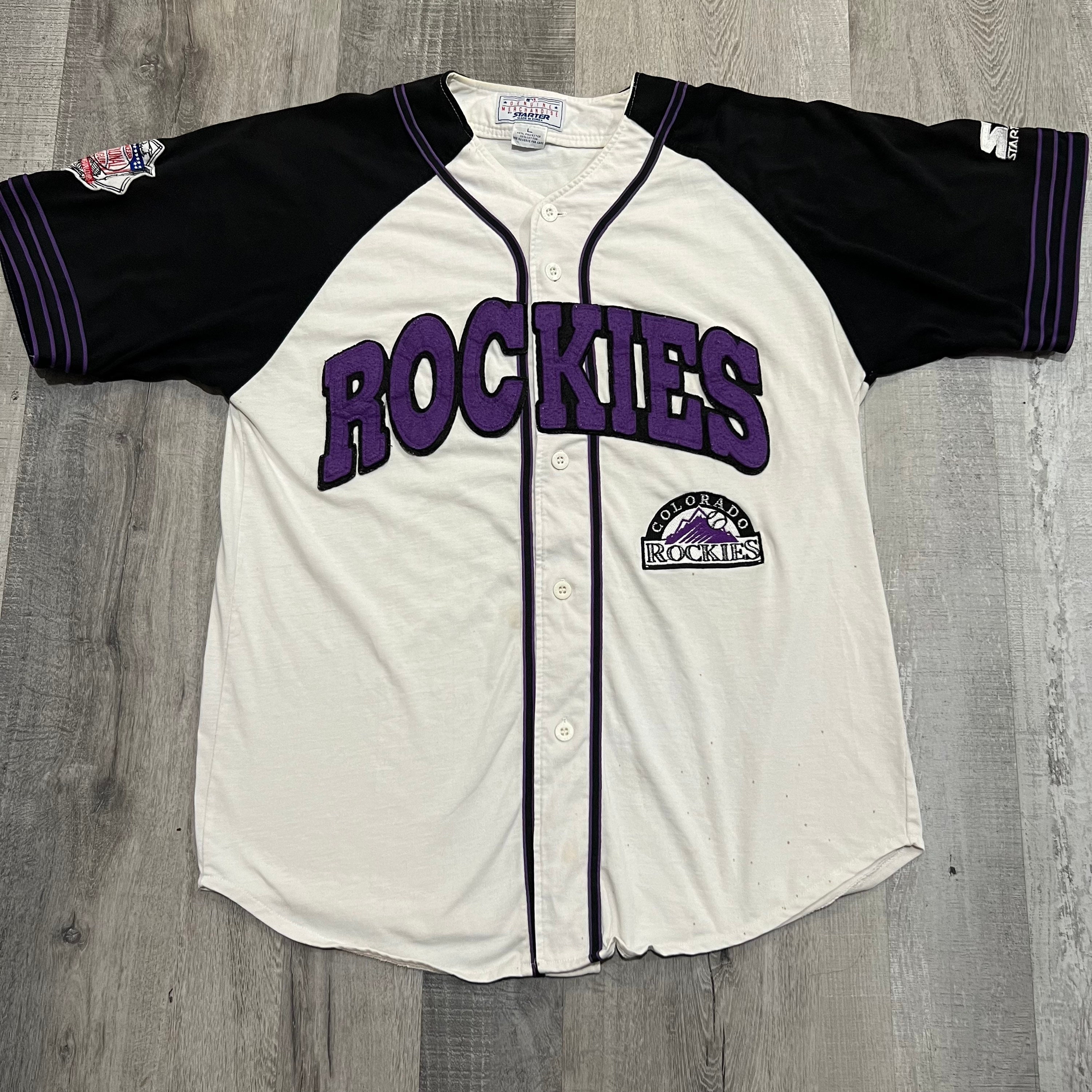 Vintage 80s / 90s Rockies Baseball Jersey Colorado Rockies