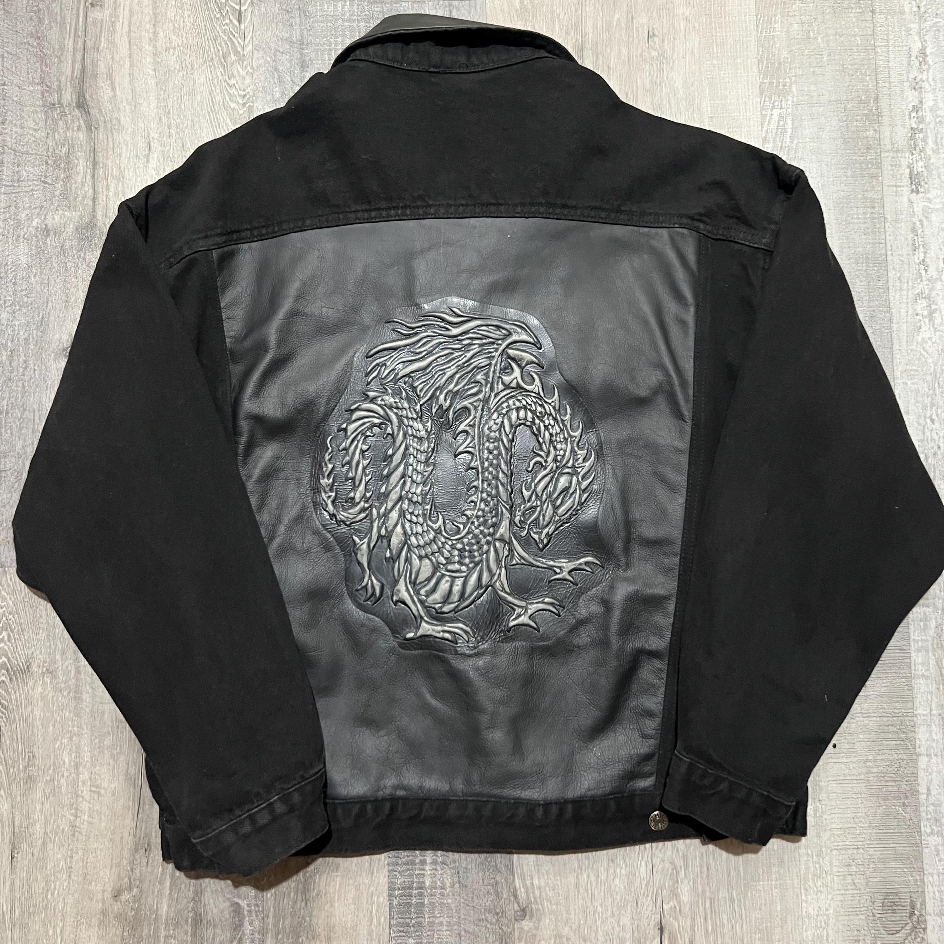 Grunge Leather Jacket - Etsy
