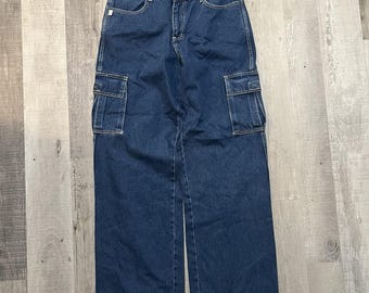 Vintage Joker OG 77 USA Baggy Carpenter Cargo Denim Pants Waist 36