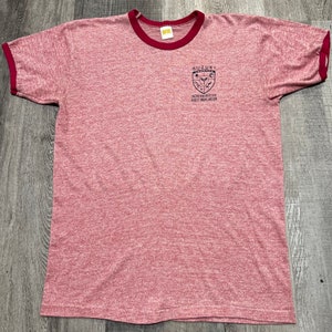 VTG Forest Grove Oregon Suzuki Institute Red 1970s Music School Ringer T Shirt