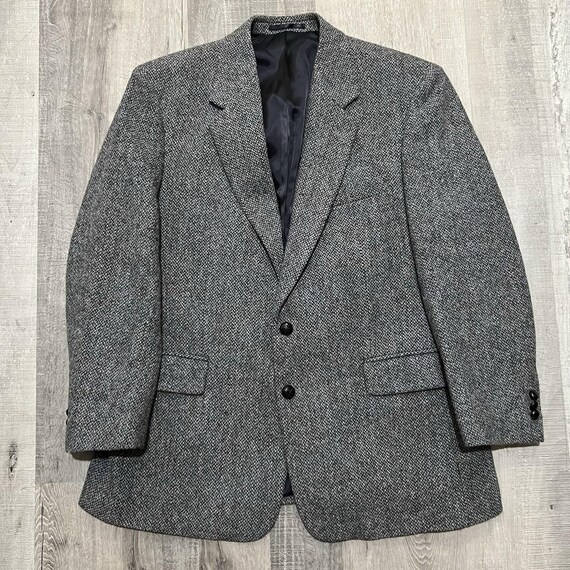 濃紺 80s 実寸XL GARCONS homme Tweed Balmacan 288 80s comme des garcons homme vintage suit men wool retro