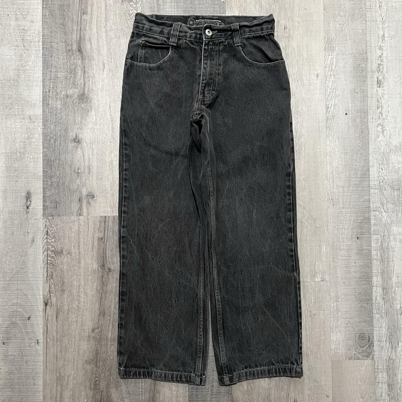 Southpole Black Baggy Jeans - Etsy