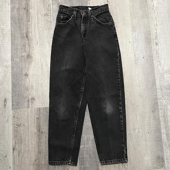 VTG Levis 560 Loose Faded Black Womens/kids Student Fit Denim