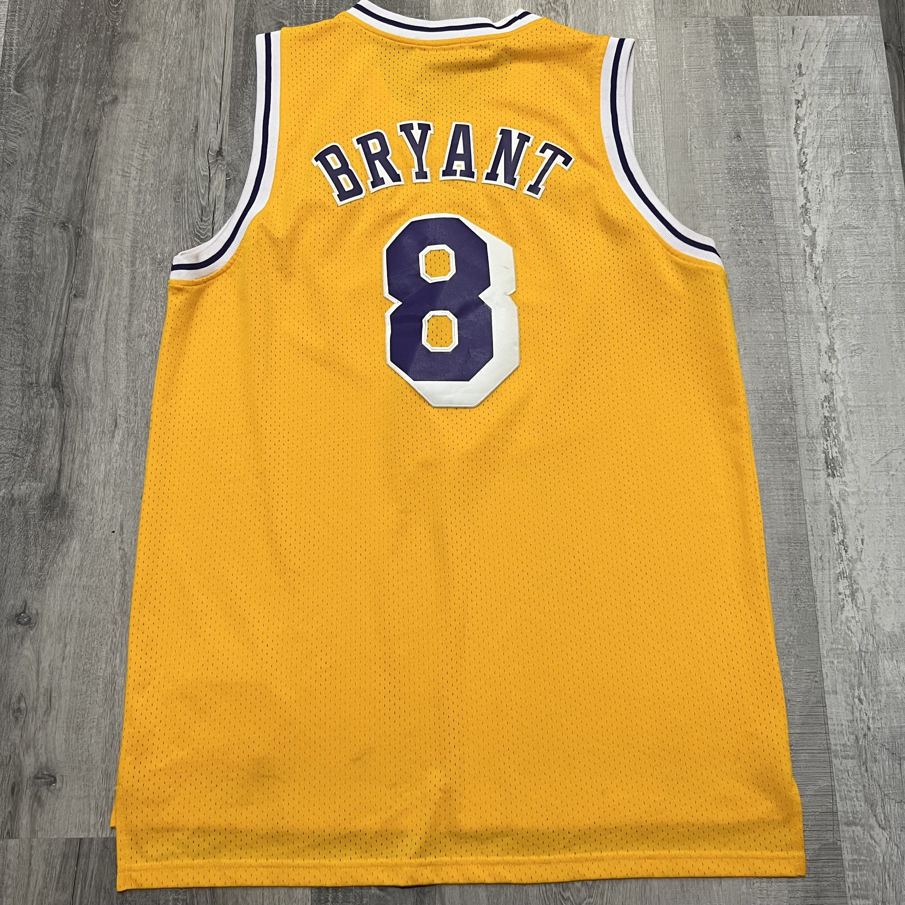 Adidas Kobe Bryant 8 Lakers Blue Stars Jersey XL hardwood classic