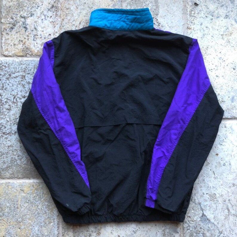 Vintage Tinley PurpleTeal 90s Zip Up Windbreaker Jacket