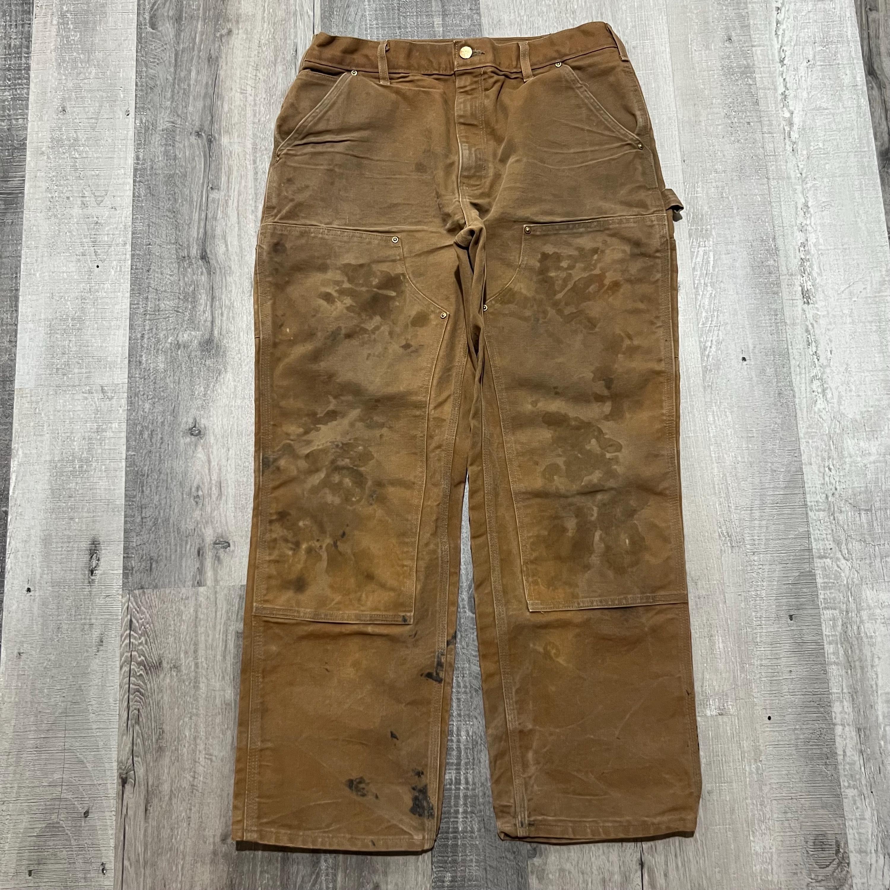 パンツ 90s Carhartt Mexico made Painter pants Carhartt Double Knee Duck Painter Pants Made in USA Men's
