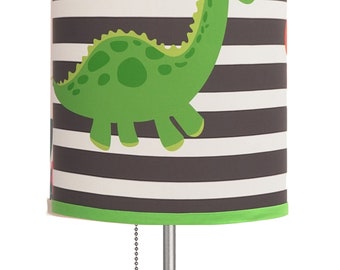 Lamp Lampshade - Boys Bedroom Clock & Pictures 414 DINOSAURS Lamp Lampshade - Boys Bedroom Clock & Pictures 414 DINOSAURS