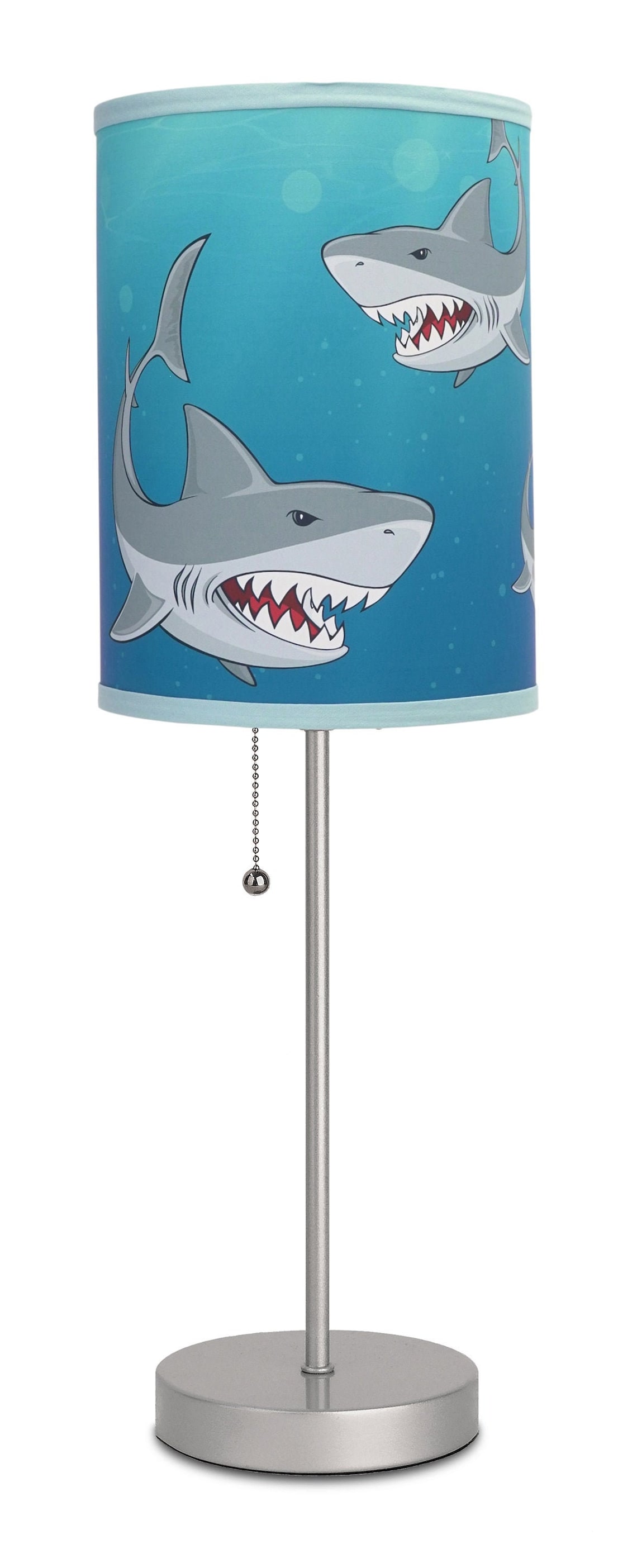 Shark Lamp Personalized Shark Table Lamp for Boys Bedroom Etsy
