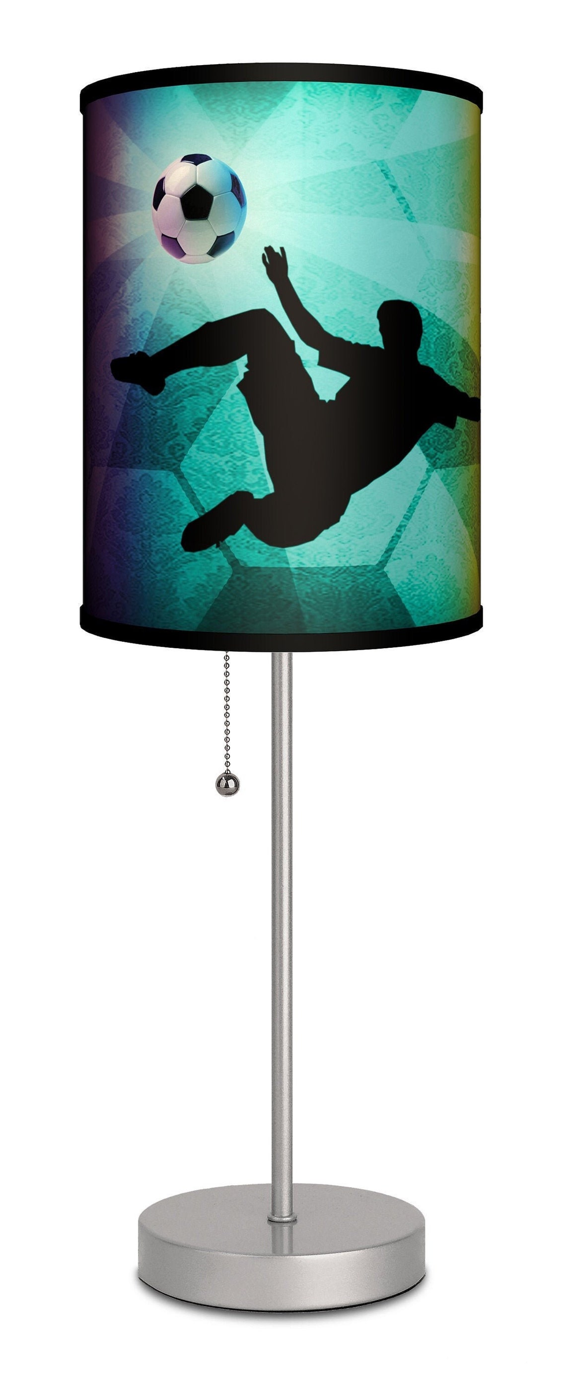 Soccer Lamp Sport Table Lamp Kids Boys Bedroom Lamp Etsy