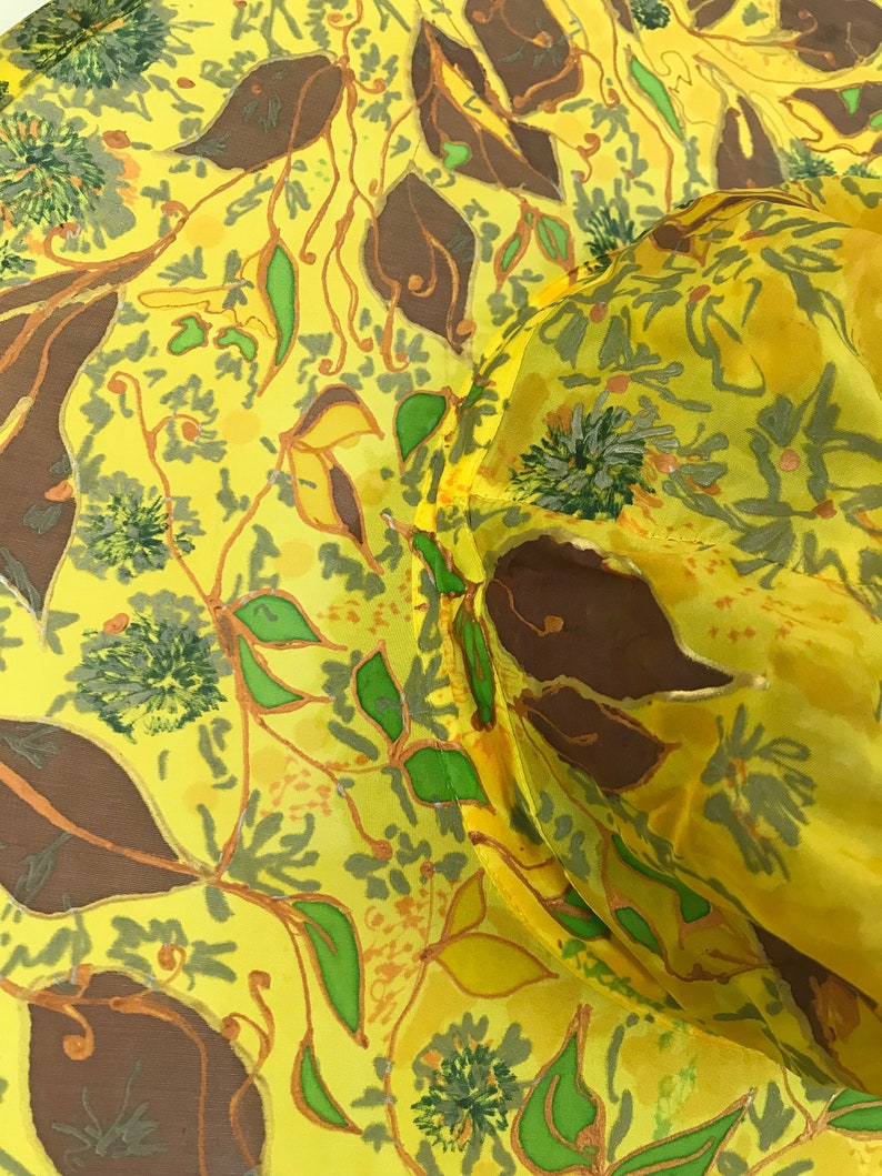 100/% pure silk hand-painted sun hat