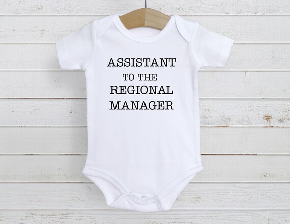 assistant to the regional manager onesie