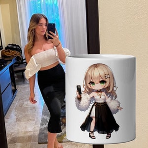 Custom Anime Character Mug | Anime Mug Character Mug Custom Anime Cup Manga Otaku Kawaii Mug Anime Character Cup Personalized Anime