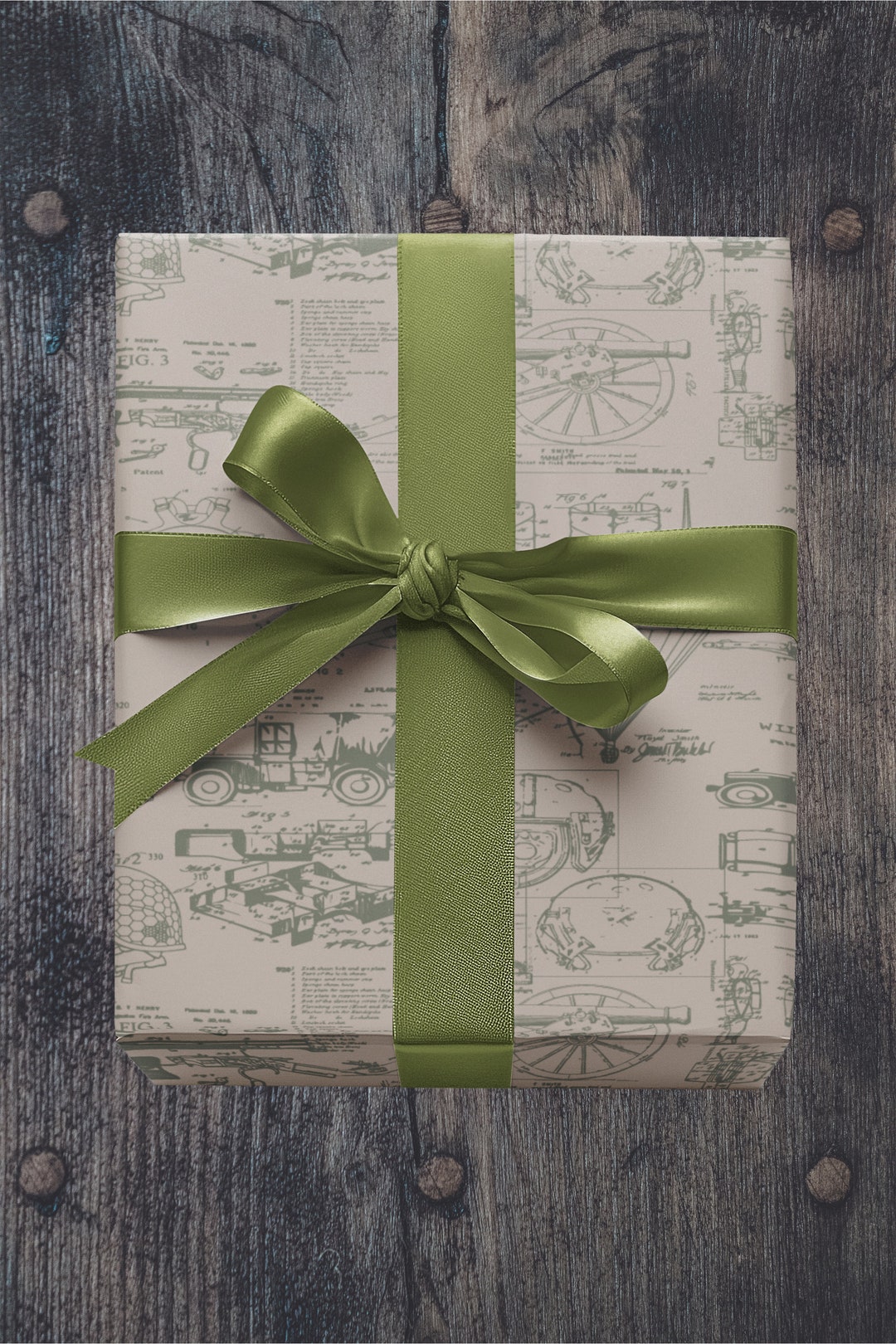 Army Blueprints Wrapping Paper, 29
