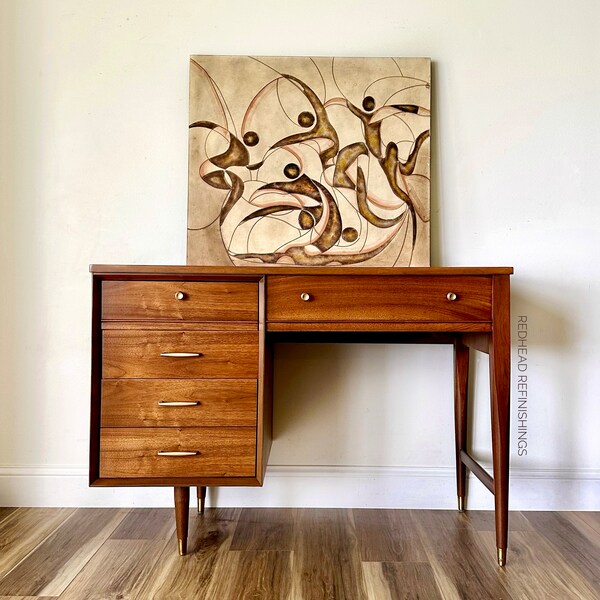 Mid Century Desk - Etsy