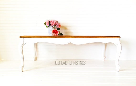 French Provincial Coffee Table French County White Cottage Etsy