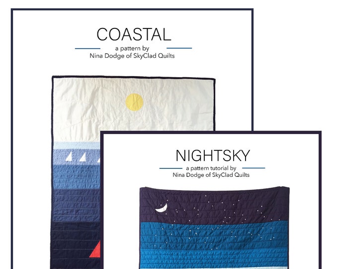 NightSky and Coastal Quilt Pattern Package!