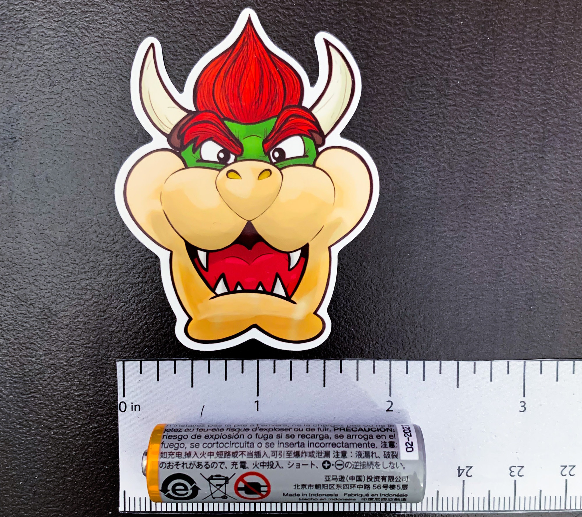 King Bowser Koopa Sticker - Bowser - Super Mario Brothers Bros - Nintendo