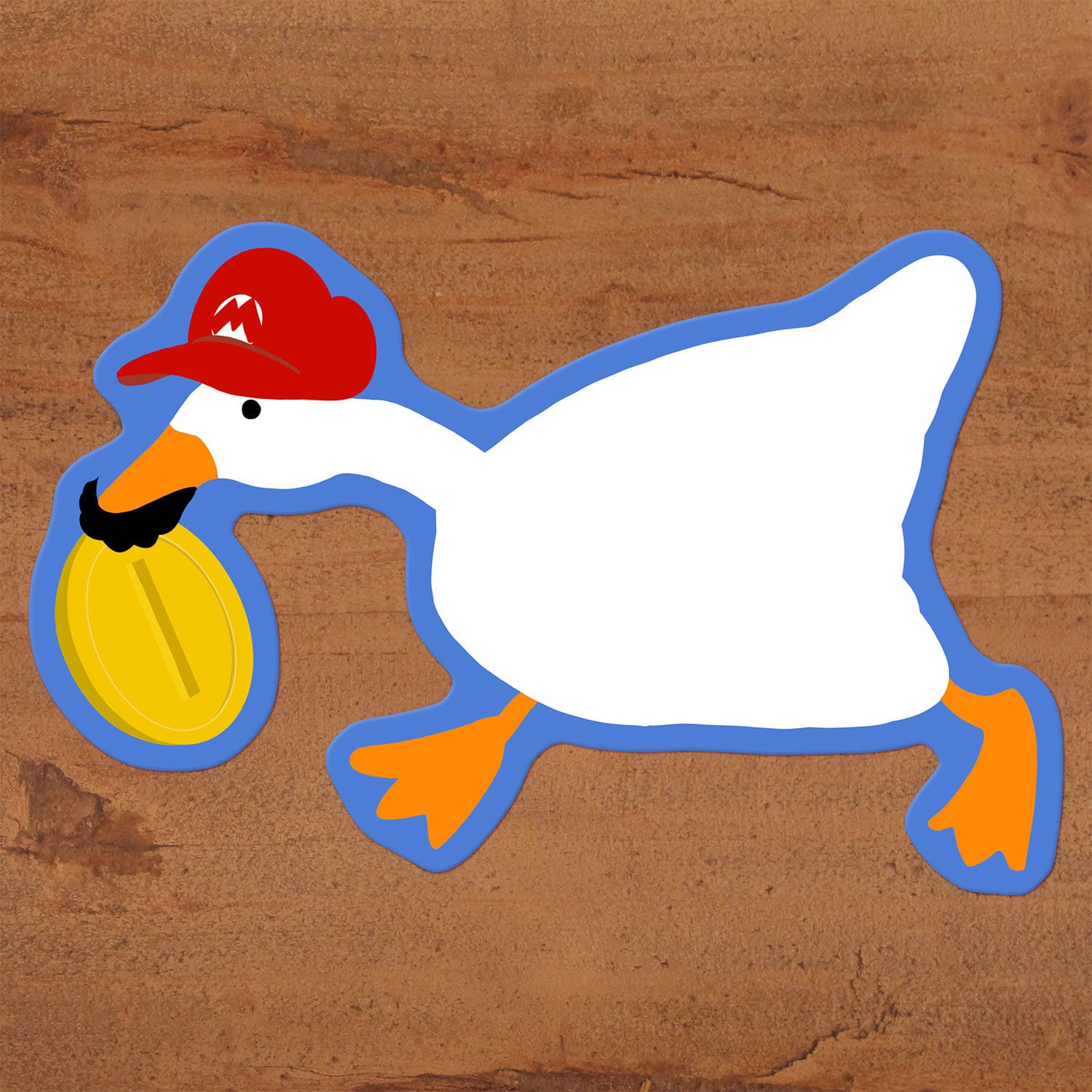 Untitled Mario Goose Sticker Glossy Vinyl Video Game Decal -  Portugal