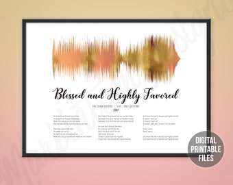 Blessed And Highly Favored Etsy Blessed and highly favored lyrics. etsy