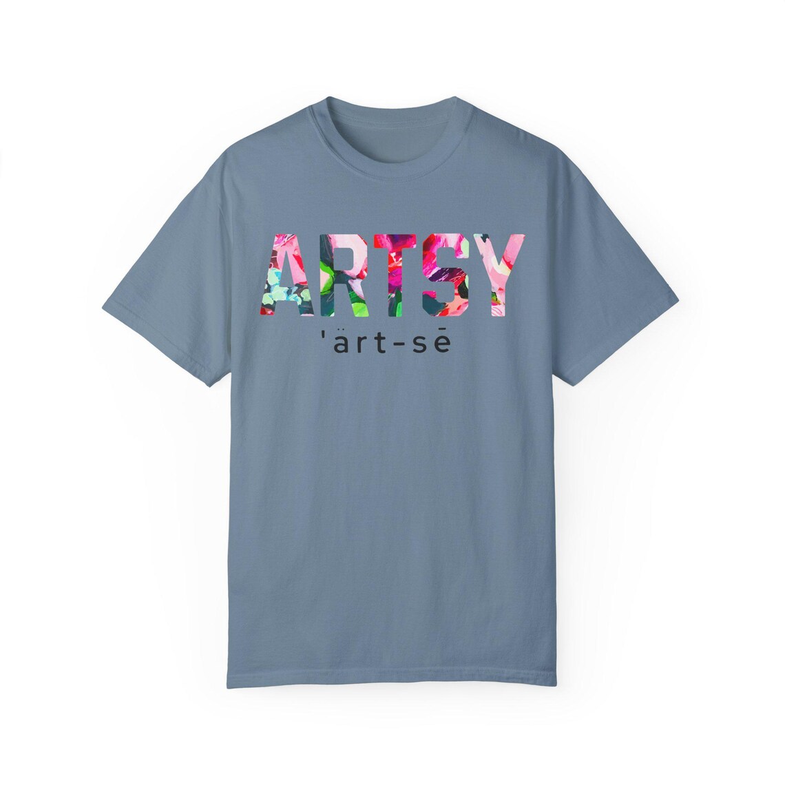 Artsy T-shirt, Simple Tee, Artist Attire, Art Tee, Wildflower Tee, T ...
