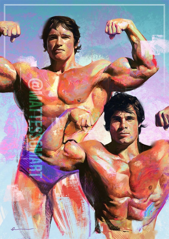 Arnold Schwarzenegger Bodybuilding Photo Poster Wall Print Arnie Mr  Universe 04