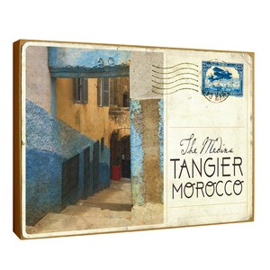 Dimensions carte postale - Tanger, Maroc