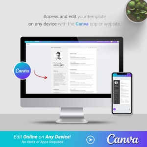 Resume Template Modern & Professional Resume Template for Word and Canva CV Resume Cover Letter Free Resume Writing Guide image 9