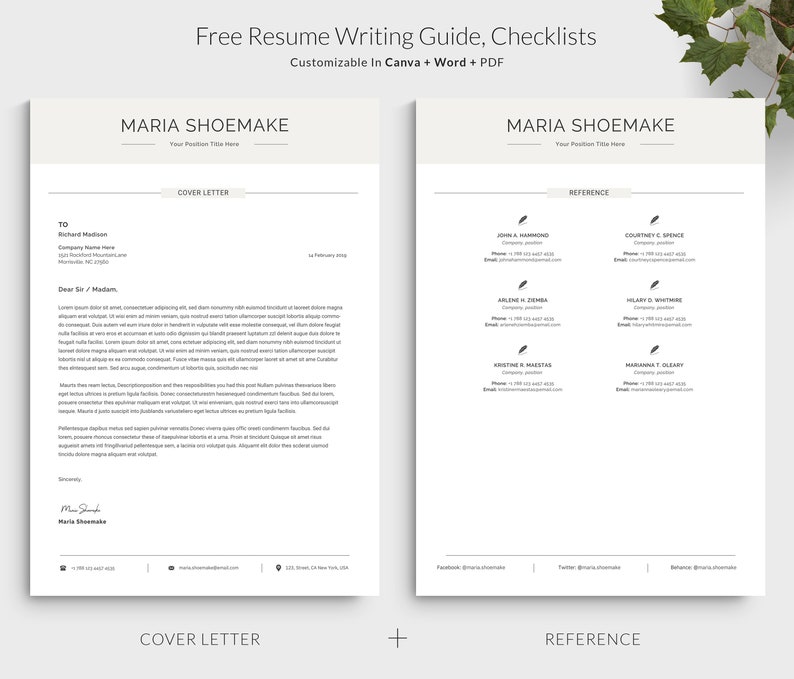 Word document template for resume coverletter volfbucket Word document template for resume coverletter volfbucket