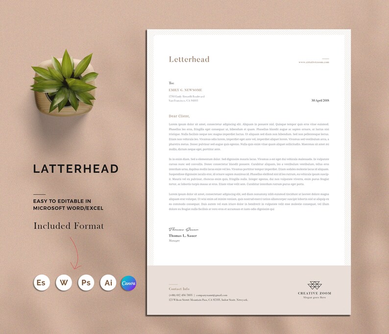 Invoice Estimate Business Card Brief Letterhead Brand Identity stationary image 5