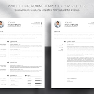 Professional Resume Template Modern And Creative Resume Templates Top Selling Resume/CV Big Bundle Word Resume Instant Download image 7
