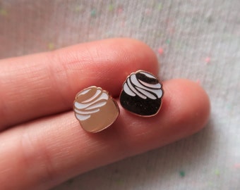 Semla Sweden inspired enamel studs