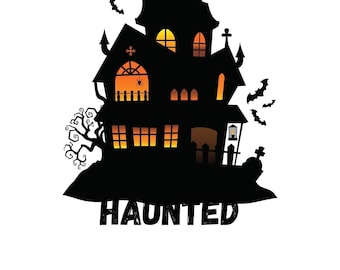 ハロウィーンの飾り付け お化け屋敷 簡単 DIY 印刷可能 - ハロウィーン パーティーの飾り付けを自分で作ろう - デジタル ダウンロード