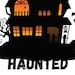 Halloween Decorations HAUNTED HOUSE Easy DIY Printable - Make Your Own ...