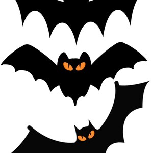 Halloween Decorations Set Simple DIY Printable 10 Pages Black and ...