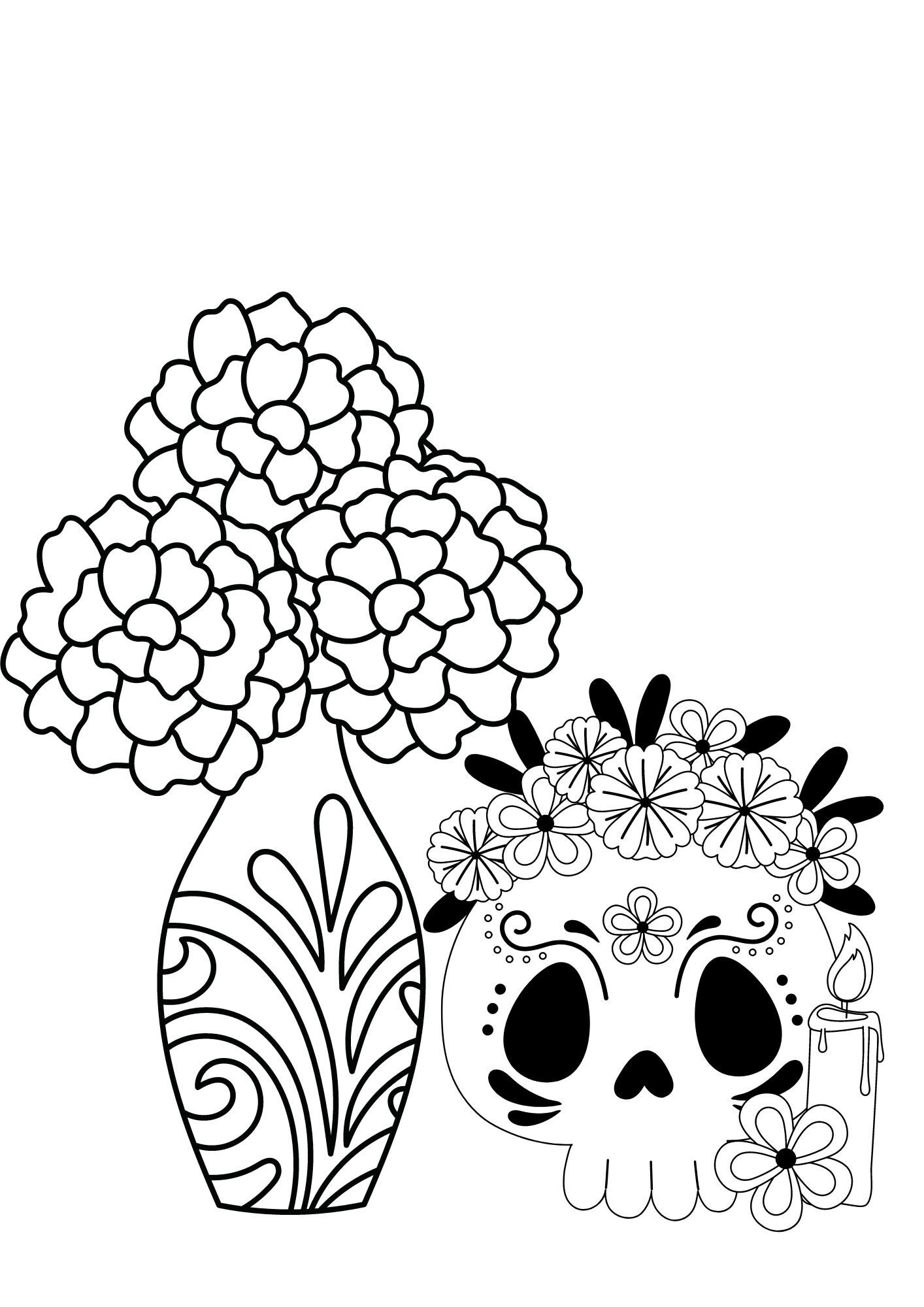 dia-de-muertos-colouring-pages-printable-diy-craft-etsy
