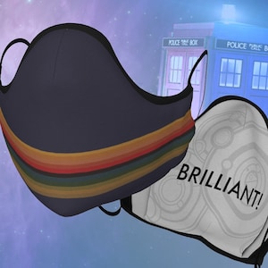 13th Doctor Mask (Adult & Kids' Sizes)