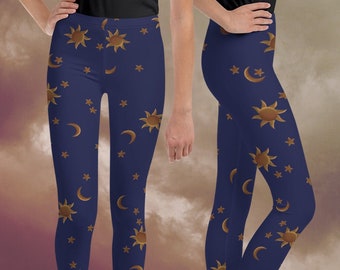 Leggings per bambini da elfo celeste (costume da Judy di Babbo Natale)