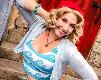 Smee Ocean Stripe Crop To