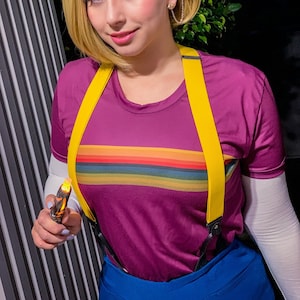 Purple 13th Doctor Cosplay Shirt image 1